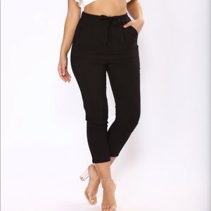 Work It Waist Tie Pants